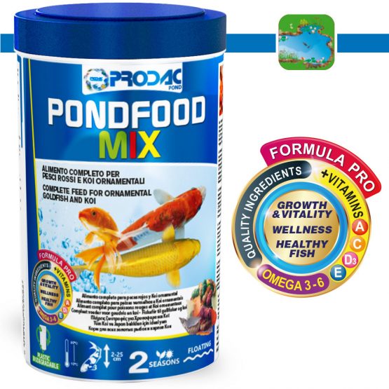 Pondfood Mix mangime per Pesci Rossi e Koi
