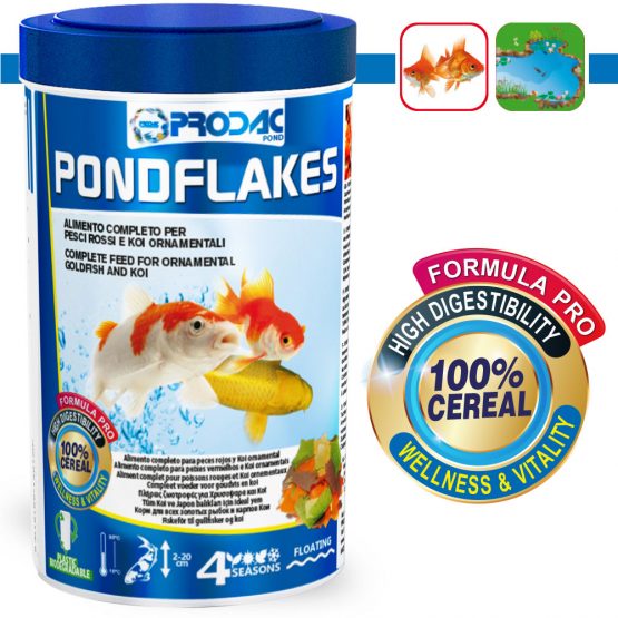 PondFlakes mangime per Pesci Rossi e Carpe Koi